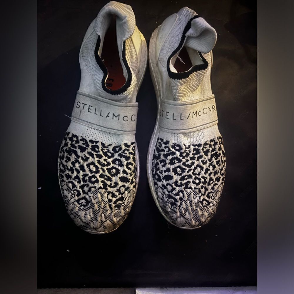 Adidas Stella McCartney shoes Ultraboost X 3D Knit Leopard animal strap sneakers